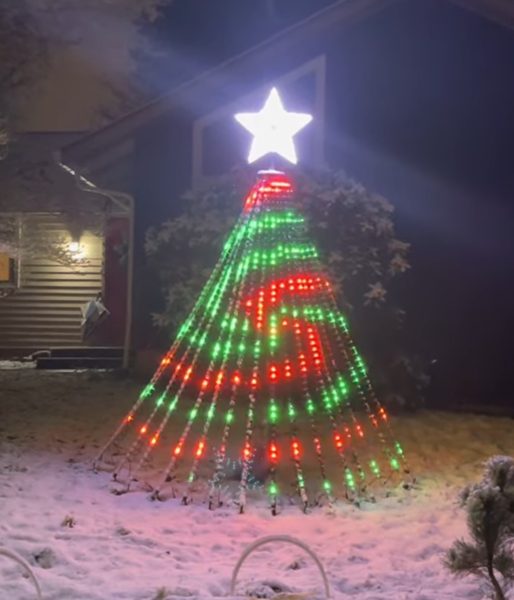 christmas lights animated